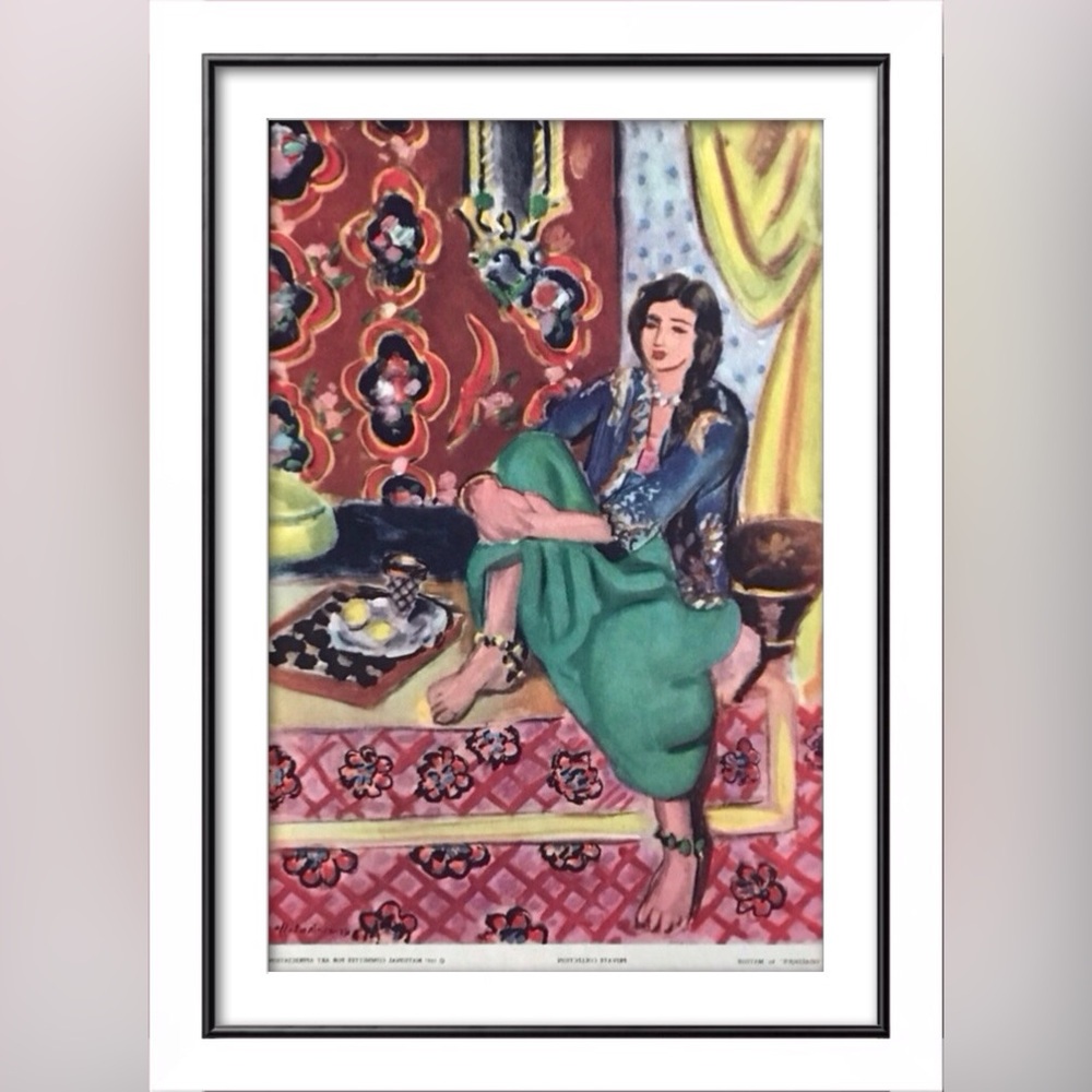 1937 Circa- Vintage “Odalisque” Portrait by Matisse